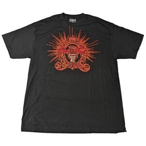 TEXAS TECH UNIVERSITY x CHAMPS TEAM EDITION Men Large Cotton Black T-Shirt EUC